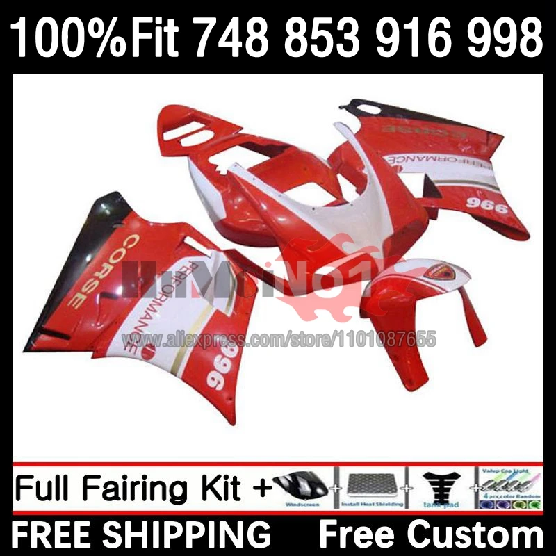 Injection Fairing For DUCATI 748 853 916 53No.25 996 998 S R 748S 748R 998R 94 95 96 97 98 1999 2000 2001 2002 Body stock red
Injection Fairing For DUCATI 748 853 916 53No.25 996 998 S R 748S 748R 998R 94 95 96 97 98 1999 2000 2001 2002 Body stock red