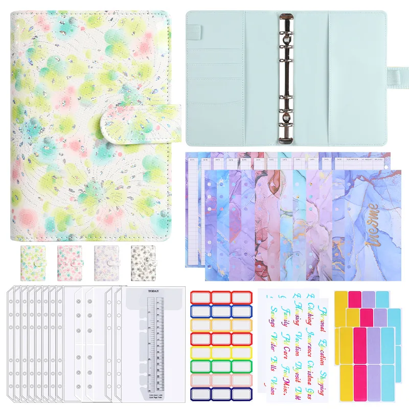A6 Budget Binder Cash Envelopes for Money Saving Organizer with Zipper Pockets, Budget Sheets and Self-adhesive Labels
A6 Budget Binder Cash Envelopes for Money Saving Organizer with Zipper Pockets, Budget Sheets and Self-adhesive Labels