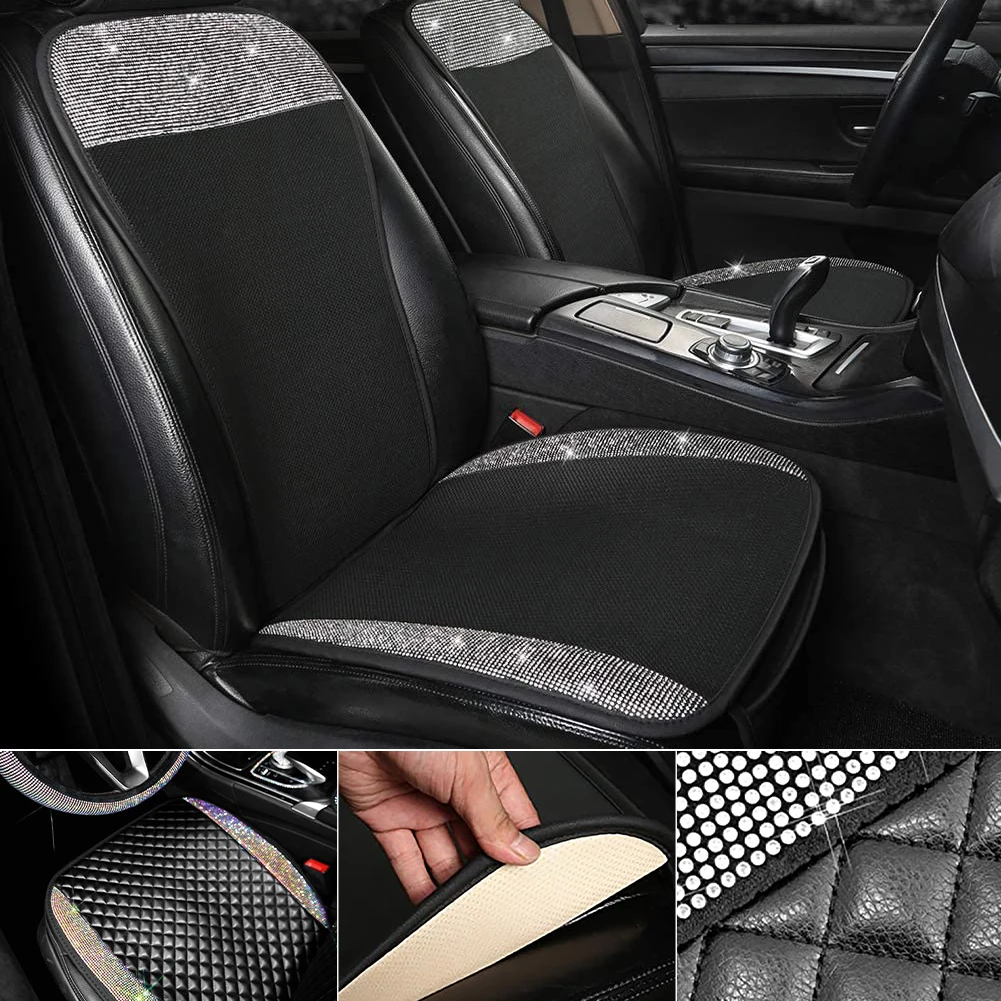 2PC Bling Car Seat Cover Interior Accessories Breathable Front Seat Cushion NonSlip Universal Seat Cover For Women&Girls For Bmw
2PC Bling Car Seat Cover Interior Accessories Breathable Front Seat Cushion NonSlip Universal Seat Cover For Women&Girls For Bmw