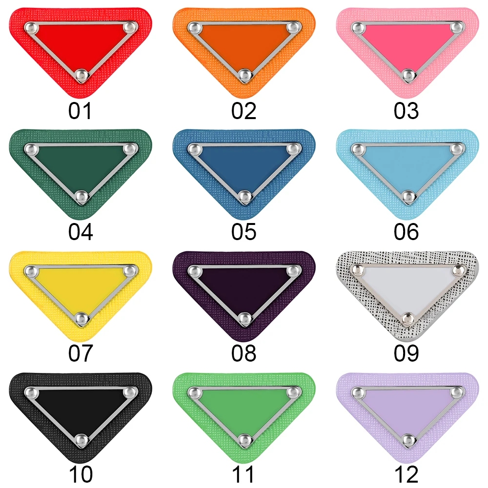 10pcs Clothing Thermoadhesive Patches Stickers on Clothes Sew Brand Logo Triangular Leather Patch Sequin Badges for Bags Hairpin
10pcs Clothing Thermoadhesive Patches Stickers on Clothes Sew Brand Logo Triangular Leather Patch Sequin Badges for Bags Hairpin