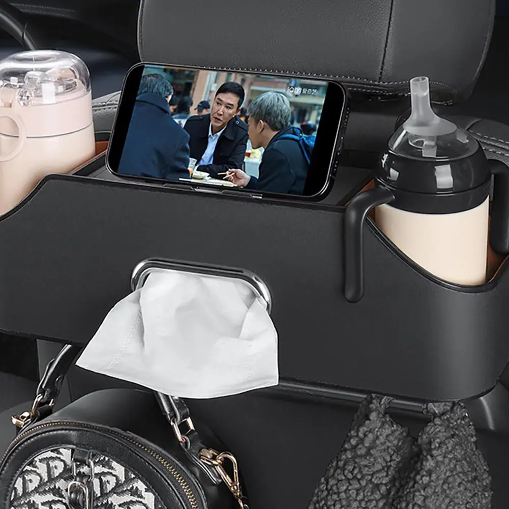 Car Headrest Backseat Organizer Partition Design Multi-functional Storage Box With Cup Holder Tissue Box Headrest Hook Wholesale
Car Headrest Backseat Organizer Partition Design Multi-functional Storage Box With Cup Holder Tissue Box Headrest Hook Wholesale