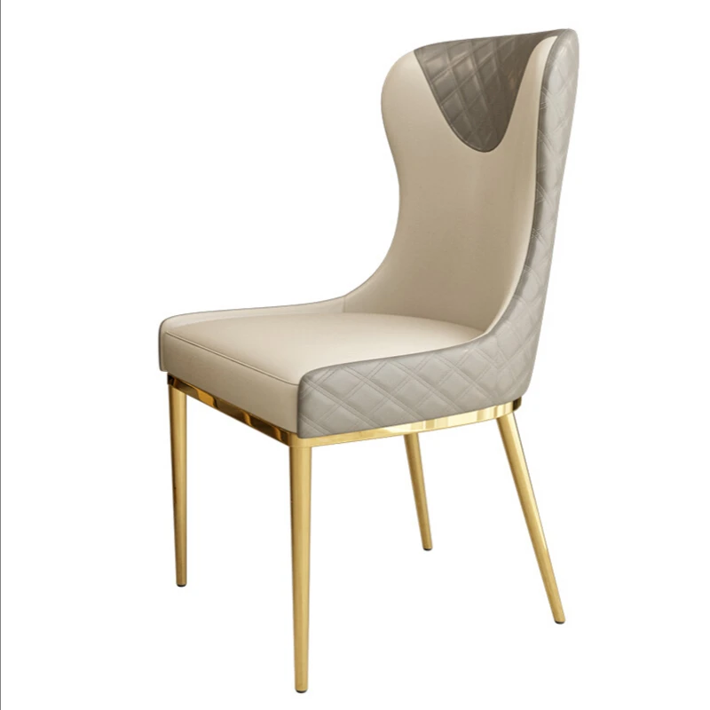 LL Modern Simple Home Restaurant Gold-Plated Chair Backrest Stool
LL Modern Simple Home Restaurant Gold-Plated Chair Backrest Stool