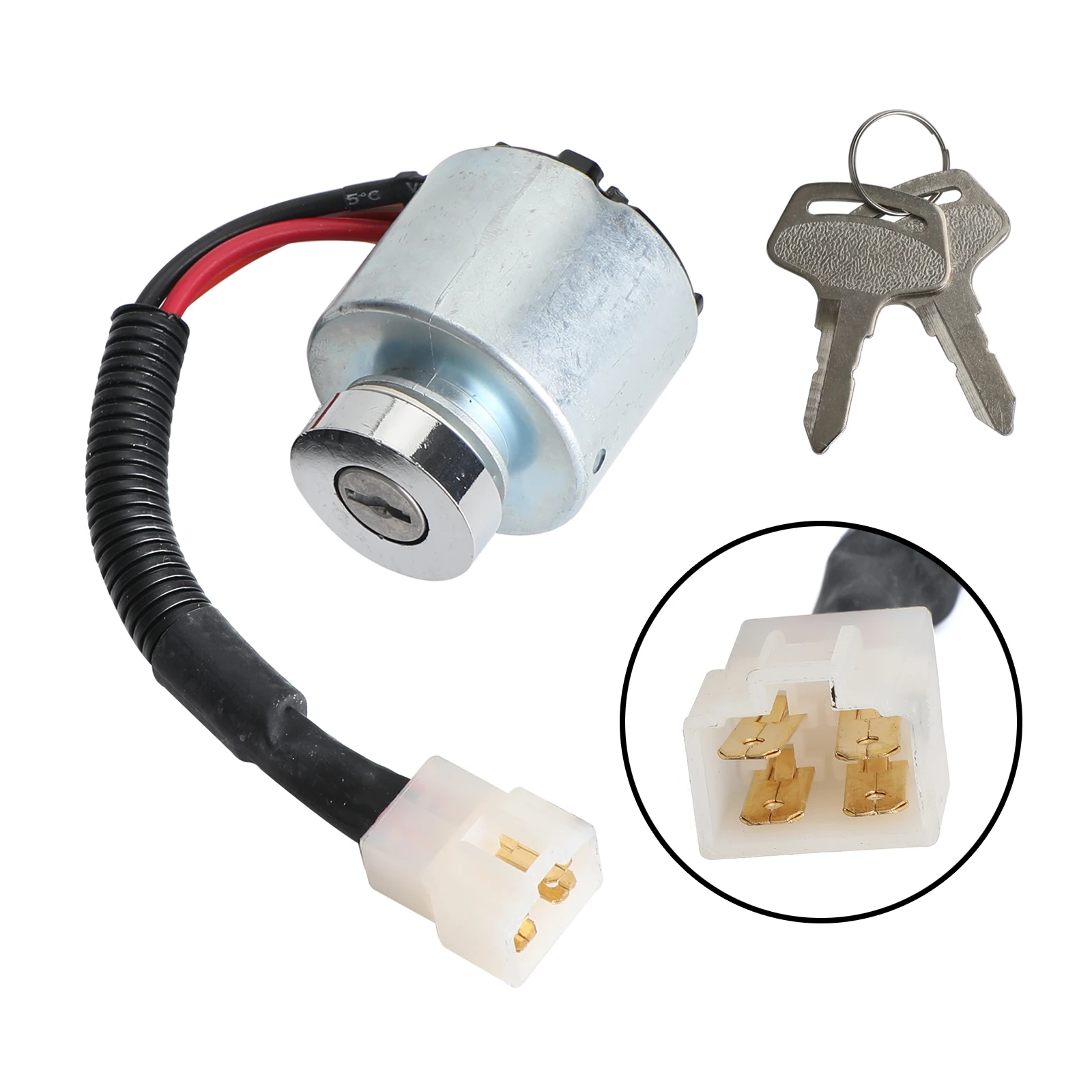 Переключатель зажигания Artudatech с 2 ключами для Kubota 66101-55200 BX1800 2200 2230 G1800 ZD18 28
Переключатель зажигания Artudatech с 2 ключами для Kubota 66101-55200 BX1800 2200 2230 G1800 ZD18 28