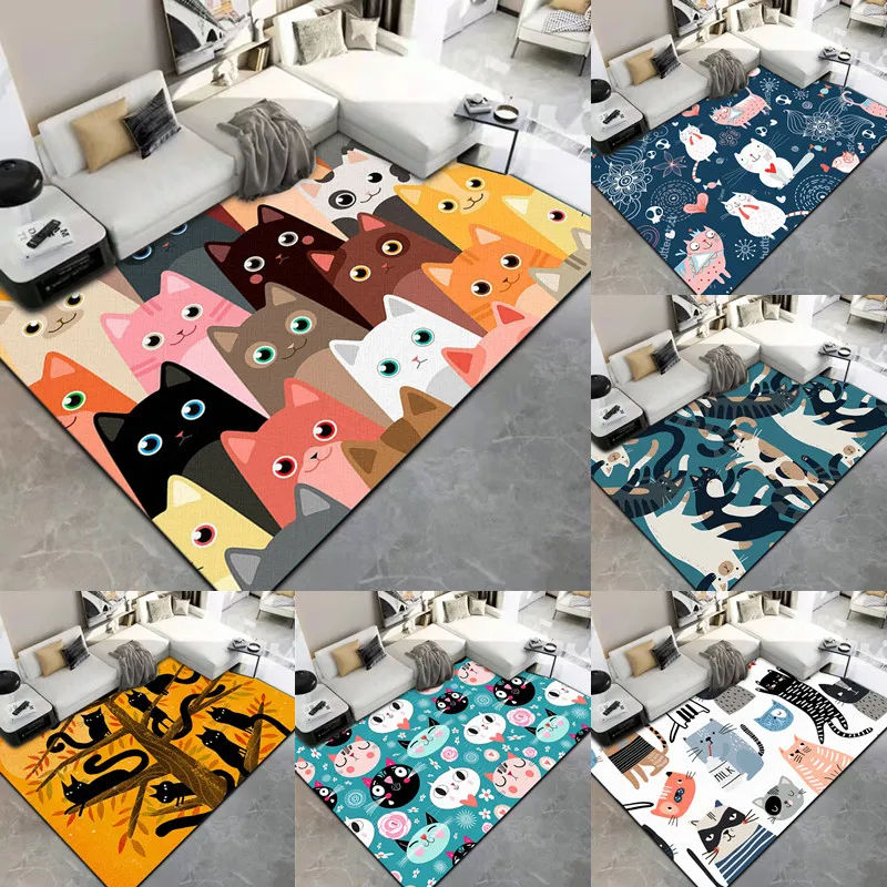 Cute cat carpet carpet Yoga living room children's crawling mat doormat living room area rug washroom floor mat games area
Cute cat carpet carpet Yoga living room children's crawling mat doormat living room area rug washroom floor mat games area
