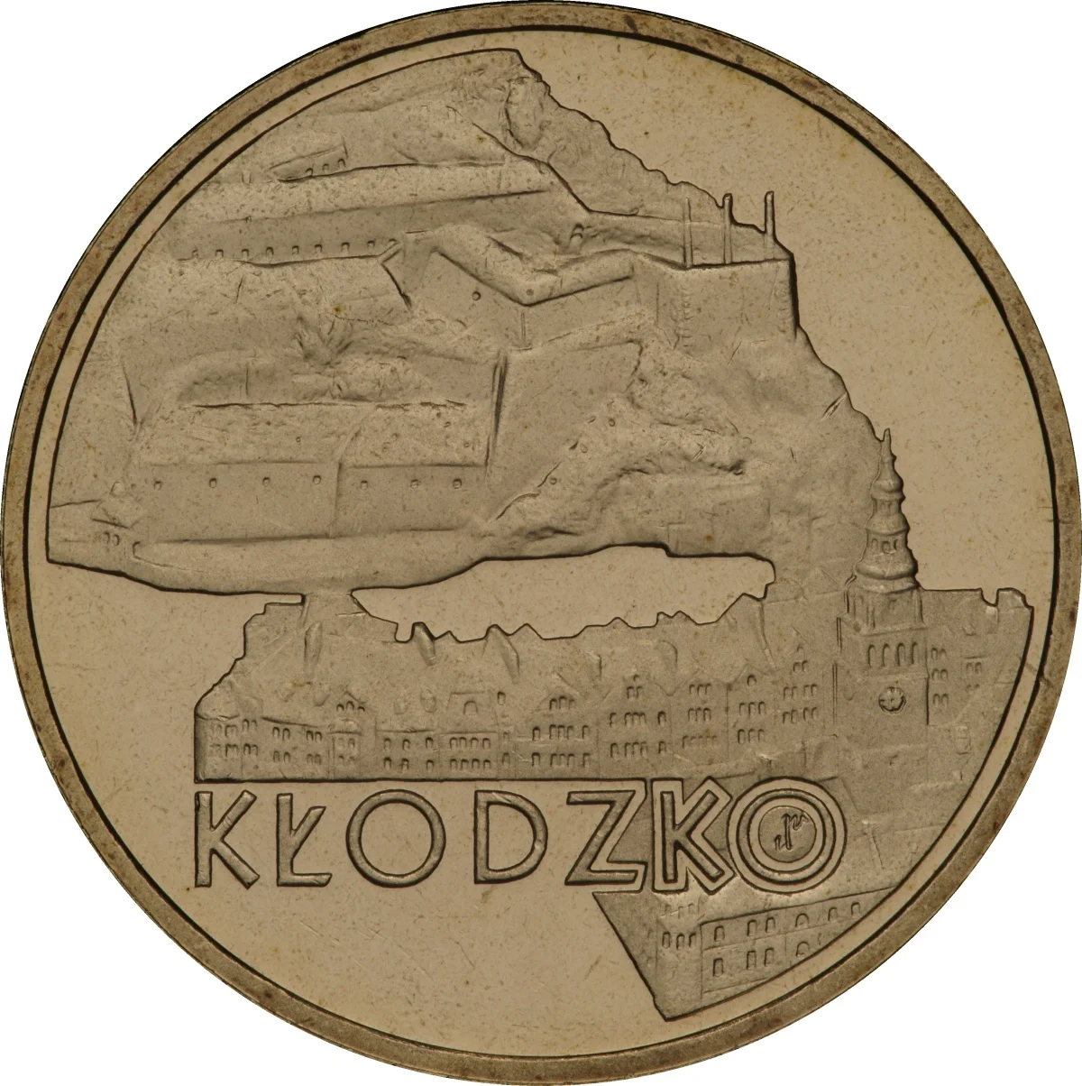Poland 2007 City Series-Kvozko 2 Zlotti Circulation Commemorative Coin100% Original 
Poland 2007 City Series-Kvozko 2 Zlotti Circulation Commemorative Coin100% Original
