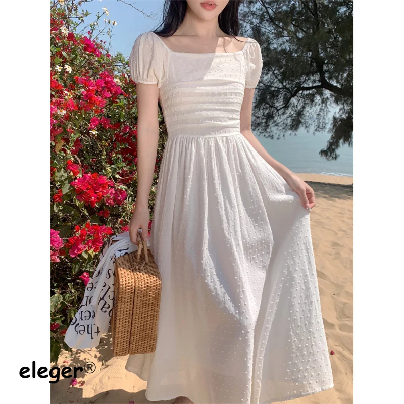 Celebrity Elegant French Style Fashion Midi Office Dresses Long 2023 New In Dresses Slim Casual White Simple Clothing for Women
Celebrity Elegant French Style Fashion Midi Office Dresses Long 2023 New In Dresses Slim Casual White Simple Clothing for Women