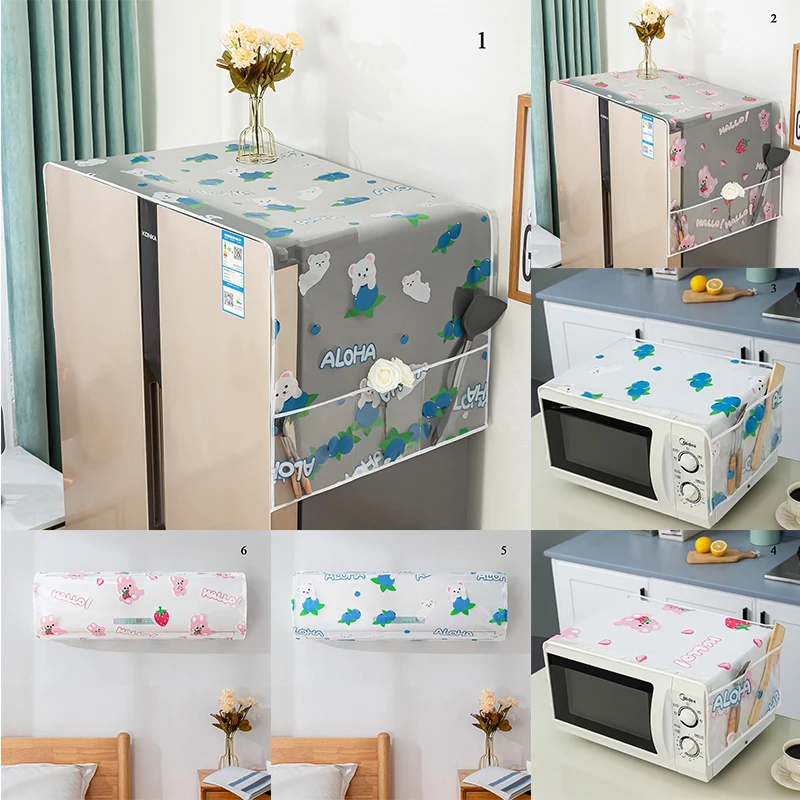Refrigerator Cover Microwave Oven Covers Air Conditioner Cover PEVA Dustproof Bag Cover Machine Washing Fridge Cover Accessories 
Refrigerator Cover Microwave Oven Covers Air Conditioner Cover PEVA Dustproof Bag Cover Machine Washing Fridge Cover Accessories