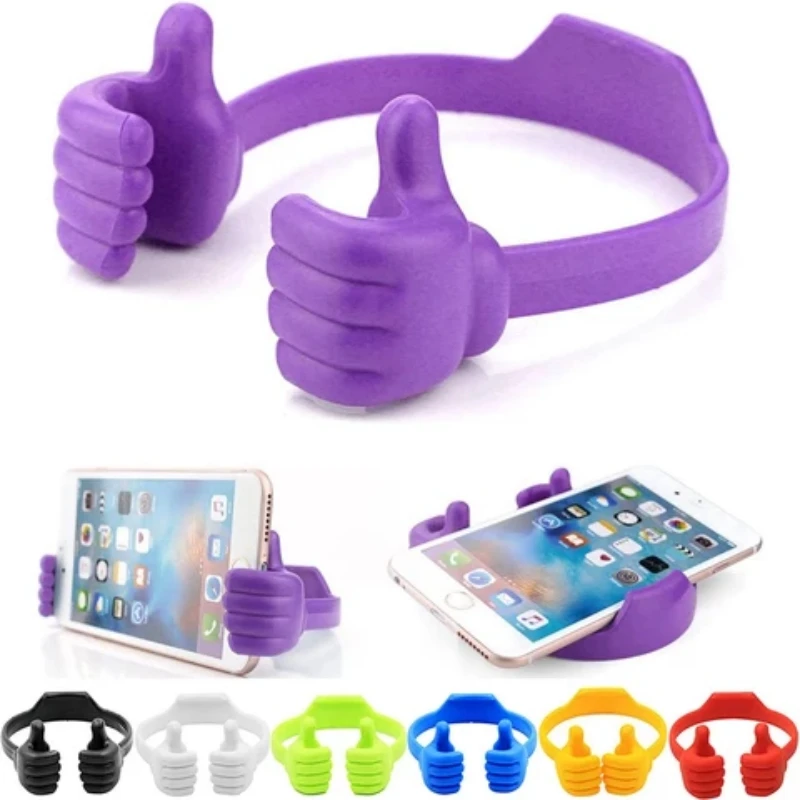 Adjustable Silicone Tablet Stand Thumbs up Cell Phone Holder Multi Colors Portable Desktop Stands Compatible for Phones iPad
Adjustable Silicone Tablet Stand Thumbs up Cell Phone Holder Multi Colors Portable Desktop Stands Compatible for Phones iPad