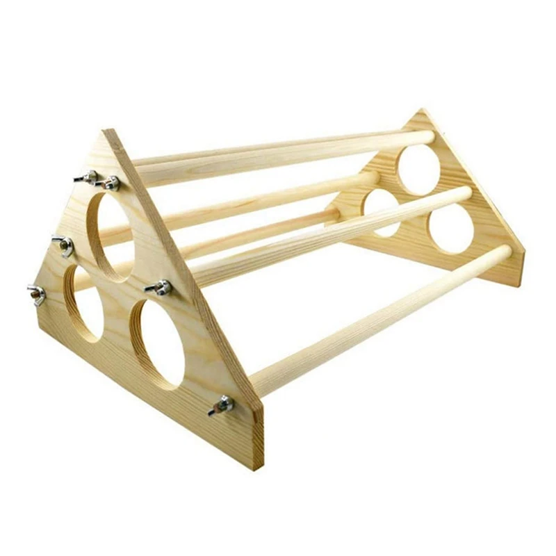 Triangular Wooden Stand For Pet Chickens, Perching Poles For Birds In Chicken Coops, Easy-To-Assemble Toys
Triangular Wooden Stand For Pet Chickens, Perching Poles For Birds In Chicken Coops, Easy-To-Assemble Toys