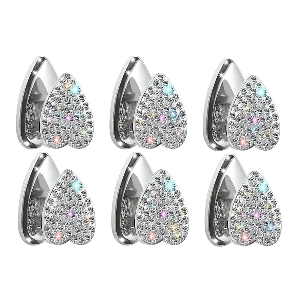 6PCS Bling Car Mini Hook for Mask, Cute Car Hooks for Dashboard Car Hanger for Keys Purse Hooks for Earphone Charging Cable
6PCS Bling Car Mini Hook for Mask, Cute Car Hooks for Dashboard Car Hanger for Keys Purse Hooks for Earphone Charging Cable