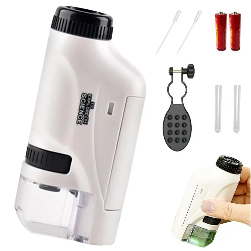 Pocket Scope 60X-120X Handheld Portable Scope Outdoor STEM Educational Science Toys Mini Handheld 7-14 Years Old
Pocket Scope 60X-120X Handheld Portable Scope Outdoor STEM Educational Science Toys Mini Handheld 7-14 Years Old