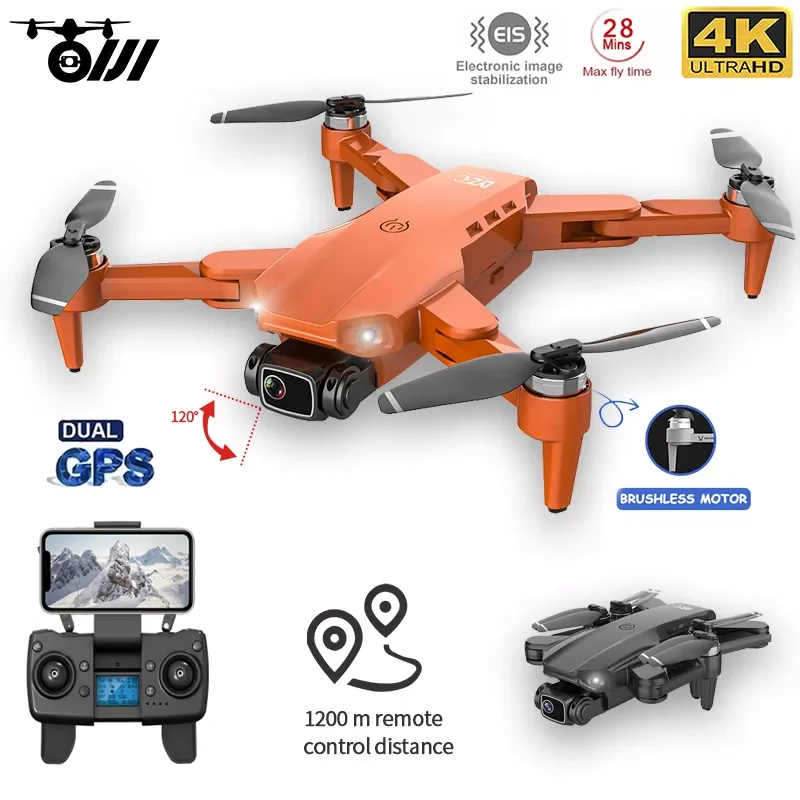 L900PRO GPS Drone 4K Dual HD Camera Professional Aerial Photography Brushless Motor Foldable Quadcopter RC Distance 1200M
L900PRO GPS Drone 4K Dual HD Camera Professional Aerial Photography Brushless Motor Foldable Quadcopter RC Distance 1200M