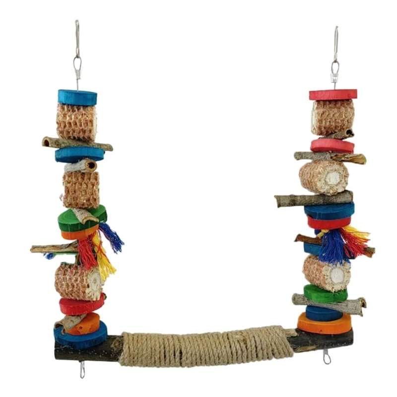 Bird Swing Toy Wood Perch Stand Corncobs Chew Toy for Small Birds Easy to Use Drop Shipping
Bird Swing Toy Wood Perch Stand Corncobs Chew Toy for Small Birds Easy to Use Drop Shipping