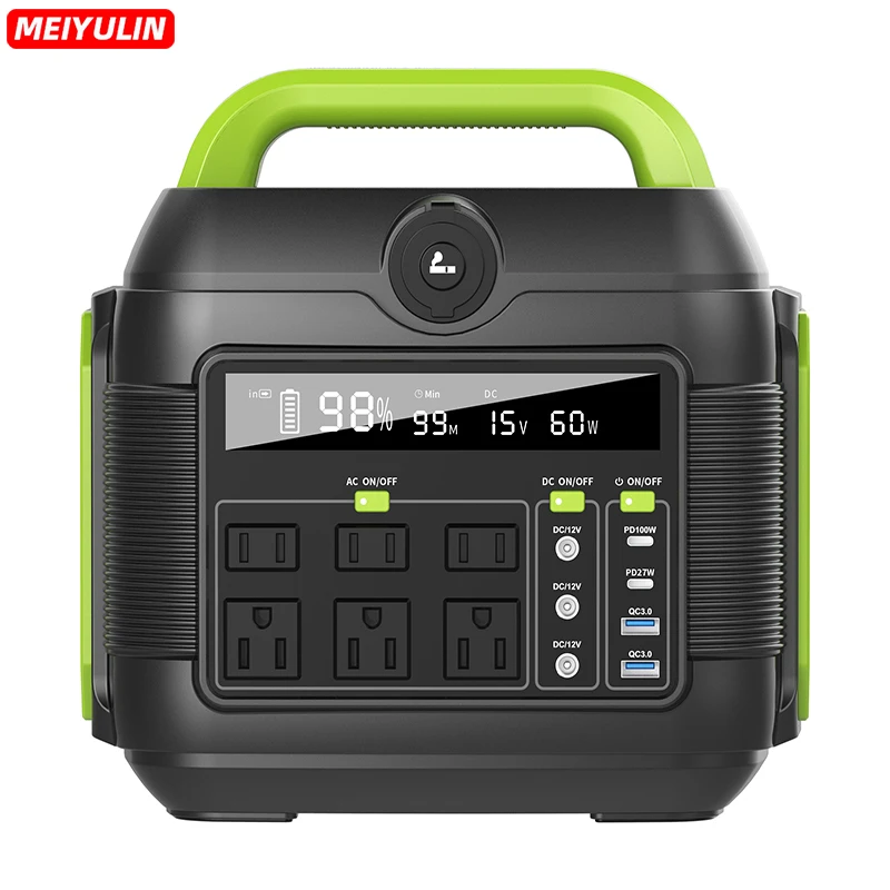 MEIYULIN 220V Portable Power Station 600W Emergency Energy Storage Pure Sine Wave Power Bank Solar Charging
MEIYULIN 220V Portable Power Station 600W Emergency Energy Storage Pure Sine Wave Power Bank Solar Charging