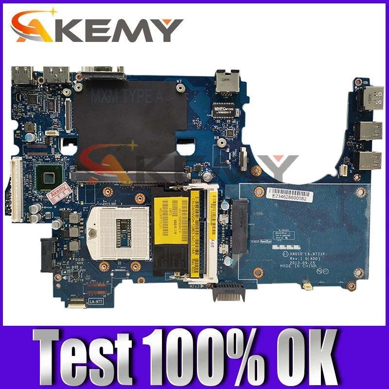 Оригинальная материнская плата для ноутбука DELL Precision M4800, материнская плата CN-0NVPKG 0NVPKG LA-9771P SR17C DDR3
Оригинальная материнская плата для ноутбука DELL Precision M4800, материнская плата CN-0NVPKG 0NVPKG LA-9771P SR17C DDR3
