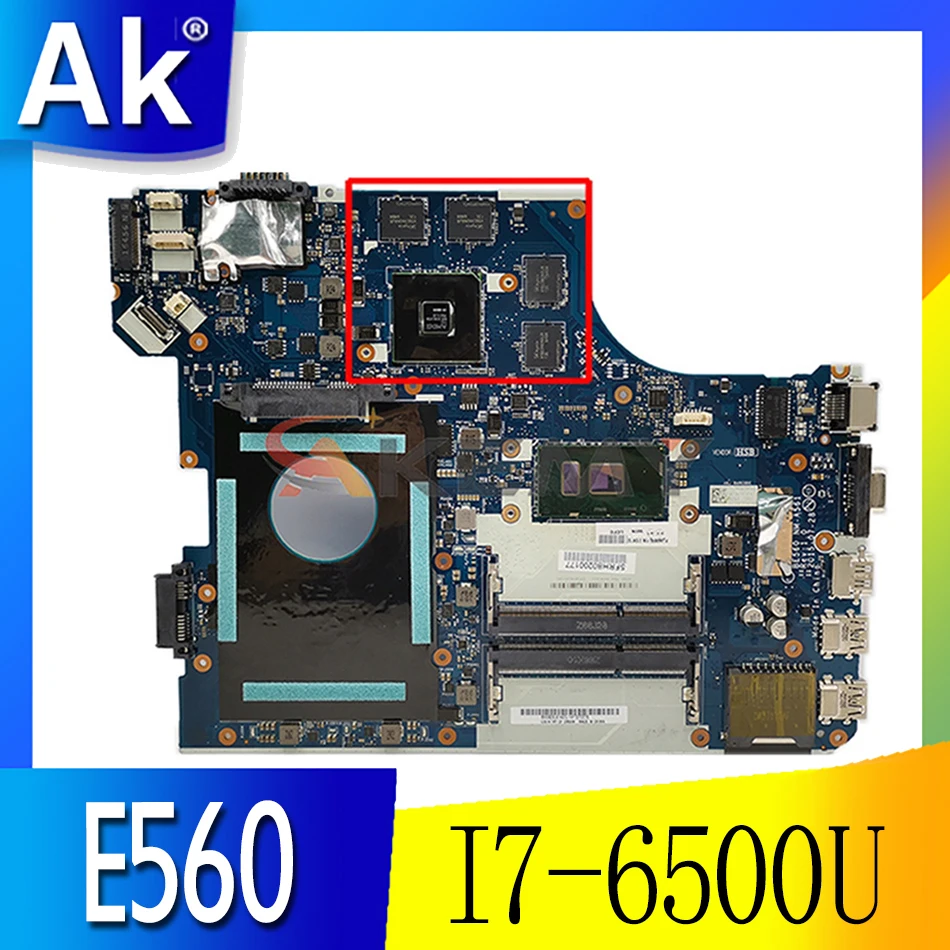 Laptop motherboard For LENOVO Thinkpad E560 I7-6500U Mainboard NM-A561 01AW112 SR2EZ 216-0868000 DDR3
Laptop motherboard For LENOVO Thinkpad E560 I7-6500U Mainboard NM-A561 01AW112 SR2EZ 216-0868000 DDR3