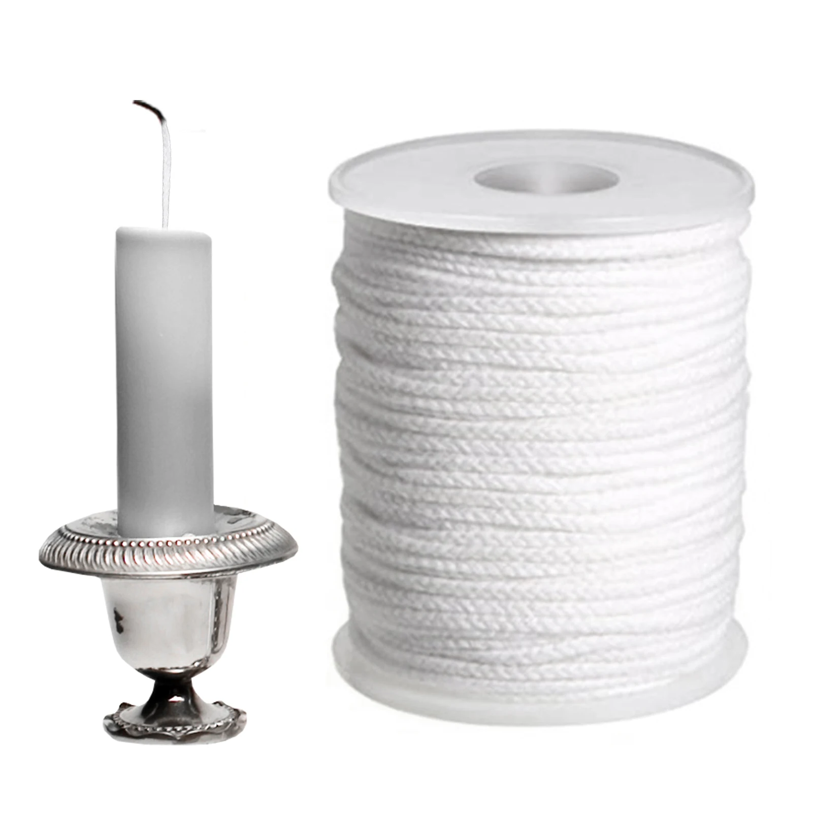 Candle Wick Roll Crafts Candle Wicks Coated With Natural Soy Wax Low Smoke Cotton Threads Woven With Paper Making Candle DIY
Candle Wick Roll Crafts Candle Wicks Coated With Natural Soy Wax Low Smoke Cotton Threads Woven With Paper Making Candle DIY