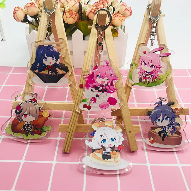 Anime Keychain Honkai Impact 3 Key Chain Women Acrylic Cute Cartoon Figure Kiana Kaslana Keyring Gifts Keychains Jewelry Brelok
Anime Keychain Honkai Impact 3 Key Chain Women Acrylic Cute Cartoon Figure Kiana Kaslana Keyring Gifts Keychains Jewelry Brelok