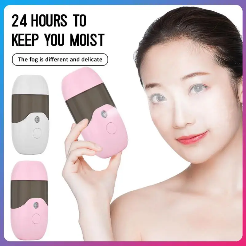 2 Colors Nano Spray Hydrating Instrument Face Steamer Sprayer Rechargeable Portable Face Humidifier Hydrate Cold Spray Devices
2 Colors Nano Spray Hydrating Instrument Face Steamer Sprayer Rechargeable Portable Face Humidifier Hydrate Cold Spray Devices