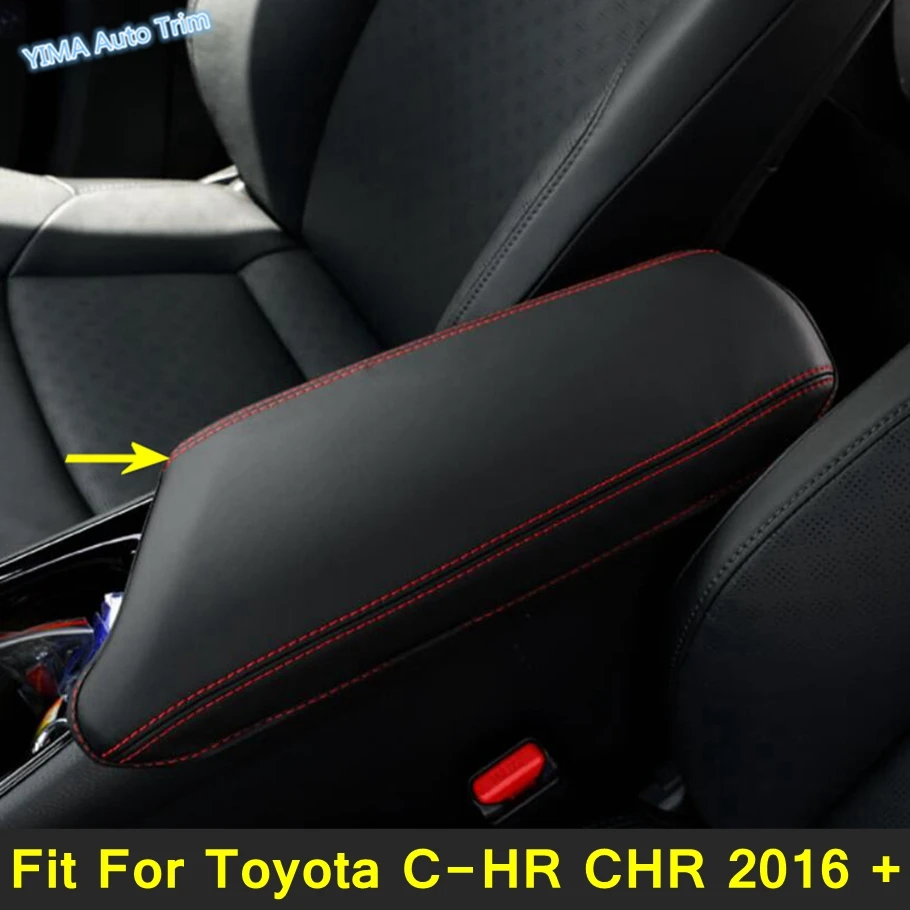 

Center Console Armrest Box Holster Protect Pad Mat Cover PU Leather Fit For Toyota C-HR CHR 2016 - 2022 Car Interior Accessories