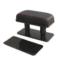 Universal Car Armrest Pad Elbow Support Adjustable Armrest Leather Anti-fatigue Armrest Arm Protective Pillow Pad