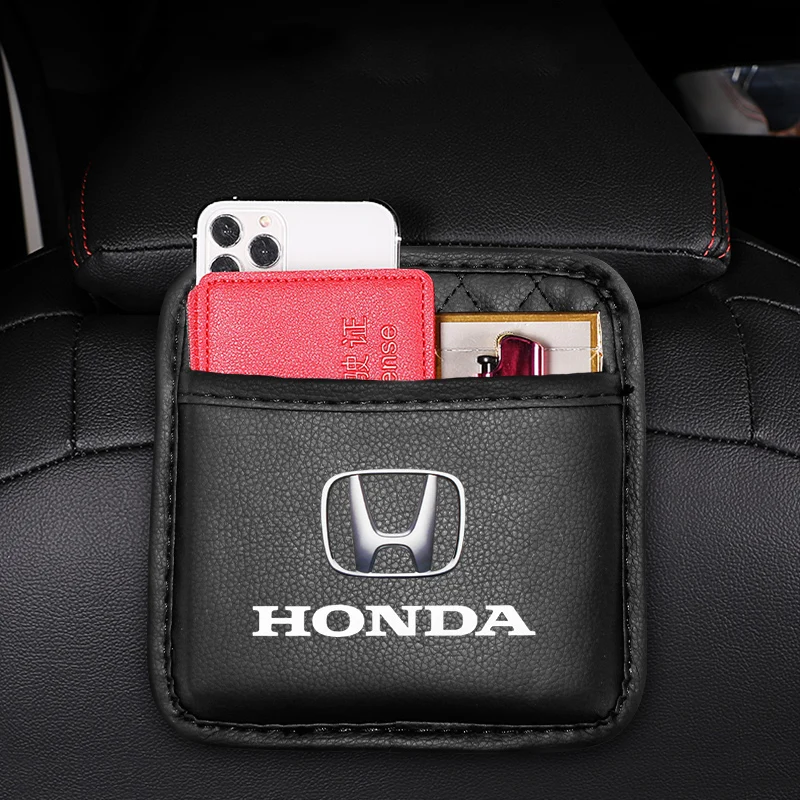 Car Storage Pocket Bag Leather Seat Back/Door/Center Console Organizer For Honda Civic Accord Jazz Fit CRV Mugen Odyssey HRV CBR 
Car Storage Pocket Bag Leather Seat Back/Door/Center Console Organizer For Honda Civic Accord Jazz Fit CRV Mugen Odyssey HRV CBR