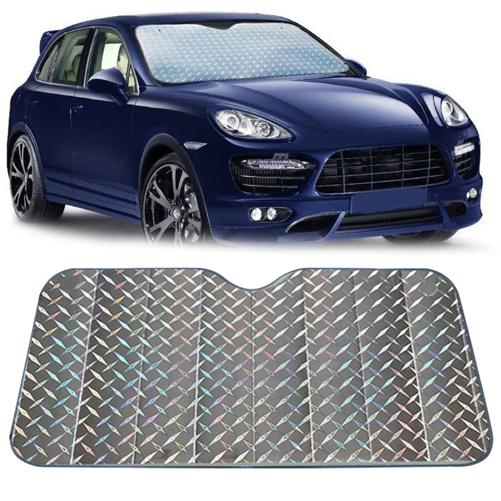 130*60cm Car Sun Shade Foldable Reflective Visor Windshield Glass Cover Block UV Keep Cool Interior Car Truck Accessories
130*60cm Car Sun Shade Foldable Reflective Visor Windshield Glass Cover Block UV Keep Cool Interior Car Truck Accessories