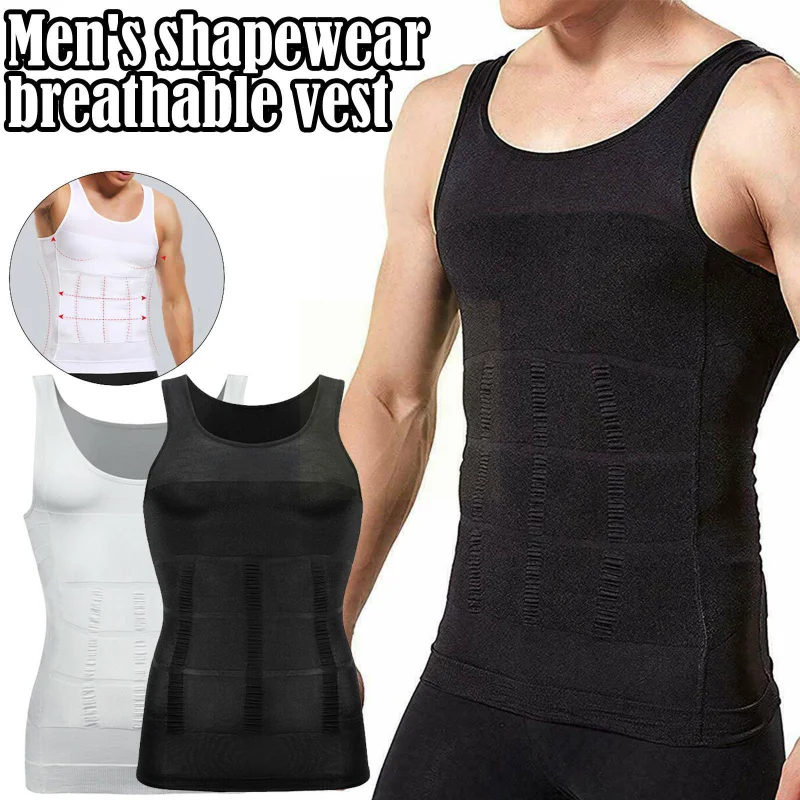 Tight Skinny Men Slimming Elastic Body Shapewear Vest Breathable Top Fitness Shirt Abdomen Control Compression Sport Waist
Tight Skinny Men Slimming Elastic Body Shapewear Vest Breathable Top Fitness Shirt Abdomen Control Compression Sport Waist