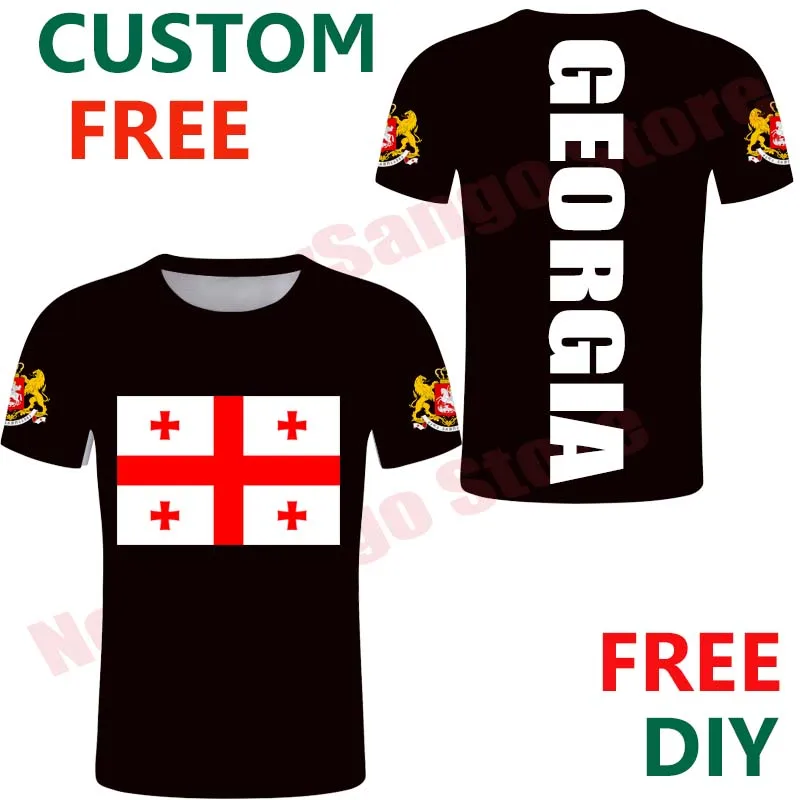 Georgia T shirtCustom Men Red Cross Flag Black T Shirts Child whiteT Shirt Custom Couple Clothing
Georgia T shirtCustom Men Red Cross Flag Black T Shirts Child whiteT Shirt Custom Couple Clothing