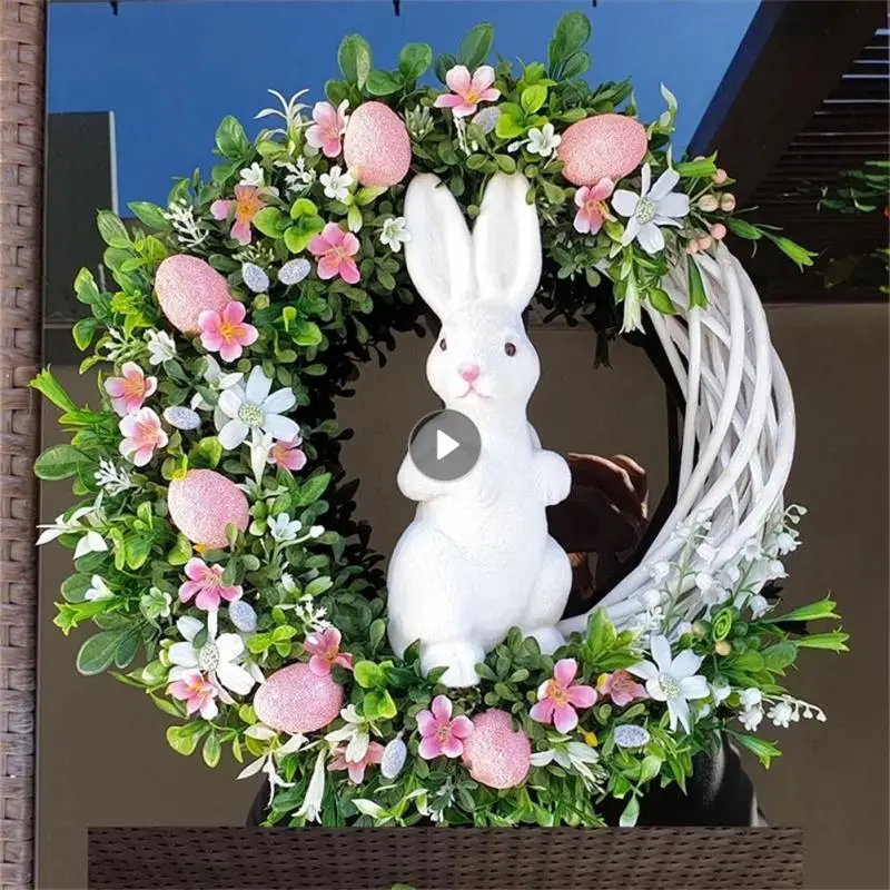 1PC Festival Wreaths Easter Artificial Rabbit Garland Wall Door Sticker Ornaments Garden Door Wall Decor Hanging Ornament
1PC Festival Wreaths Easter Artificial Rabbit Garland Wall Door Sticker Ornaments Garden Door Wall Decor Hanging Ornament