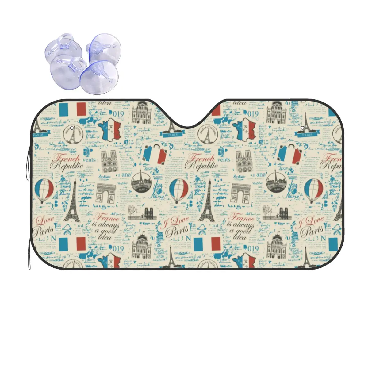 Theme Of France Symbols Architectural Sunshade Windscreen Paris Landmark Eiffel Tower Aluminium Foil Car Window Windscreen Cover
Theme Of France Symbols Architectural Sunshade Windscreen Paris Landmark Eiffel Tower Aluminium Foil Car Window Windscreen Cover