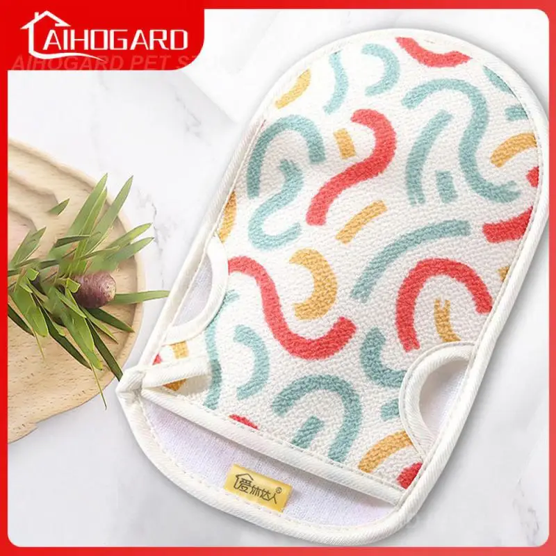 

Printed Bath Towel Clean Exfoliating Dirt Rub Mud Clean Glove Painless Double-sided Bathing Wipe Towel Bathroom Products Soft
