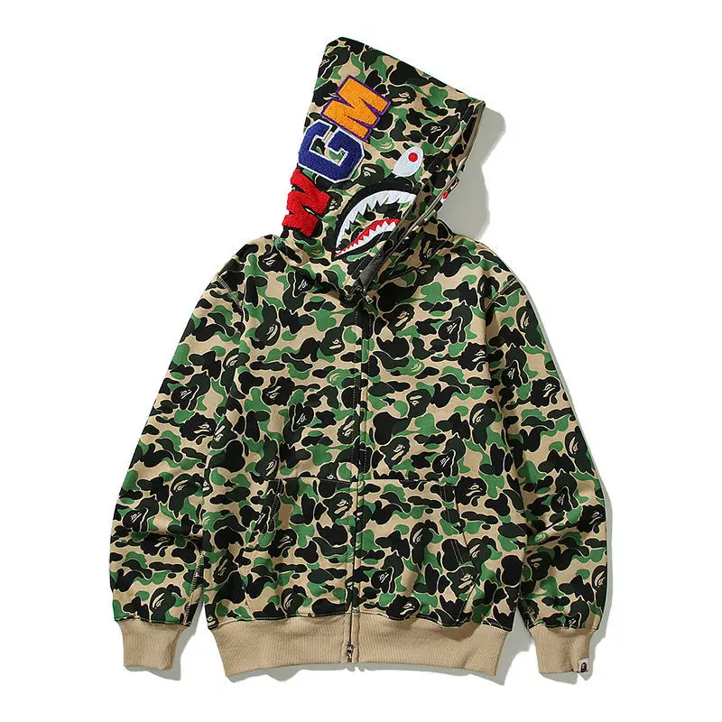 Niggey Shark Coat Camouflage Hooded Zipper Plush Sweater for Boys and Girls Plush Thickened Sweater
Niggey Shark Coat Camouflage Hooded Zipper Plush Sweater for Boys and Girls Plush Thickened Sweater