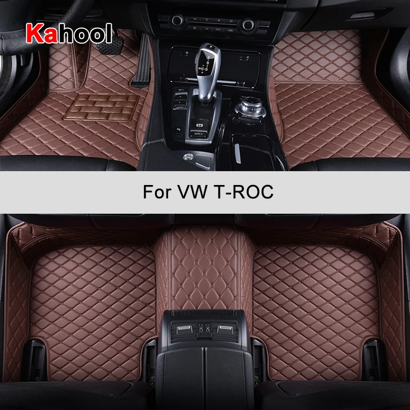 KAHOOL Custom Car Floor Mats For VW T-ROC Nappa Leather Auto Accessories Foot Carpet
KAHOOL Custom Car Floor Mats For VW T-ROC Nappa Leather Auto Accessories Foot Carpet