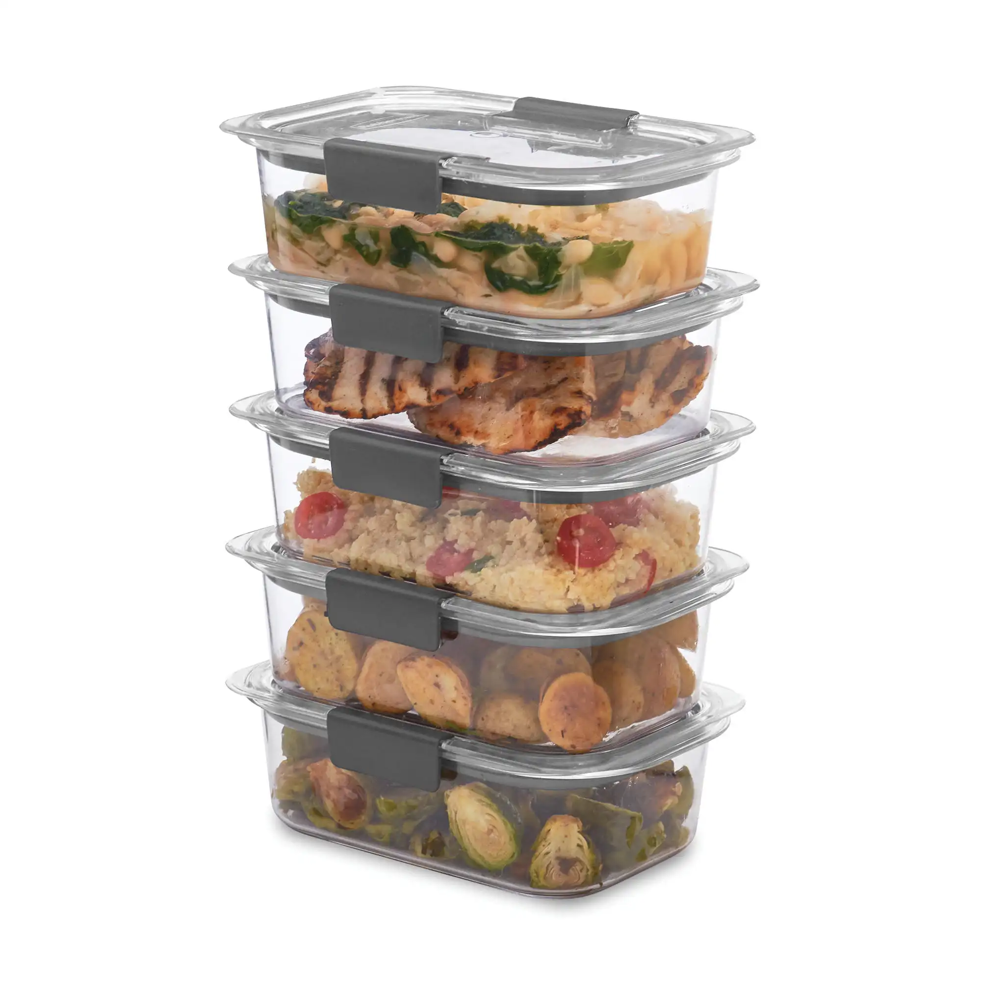 Food Storage Containers, 3.2 Cup 5 Pack, Leak-Proof, BPA Free, Clear Tritan Plastic
Food Storage Containers, 3.2 Cup 5 Pack, Leak-Proof, BPA Free, Clear Tritan Plastic