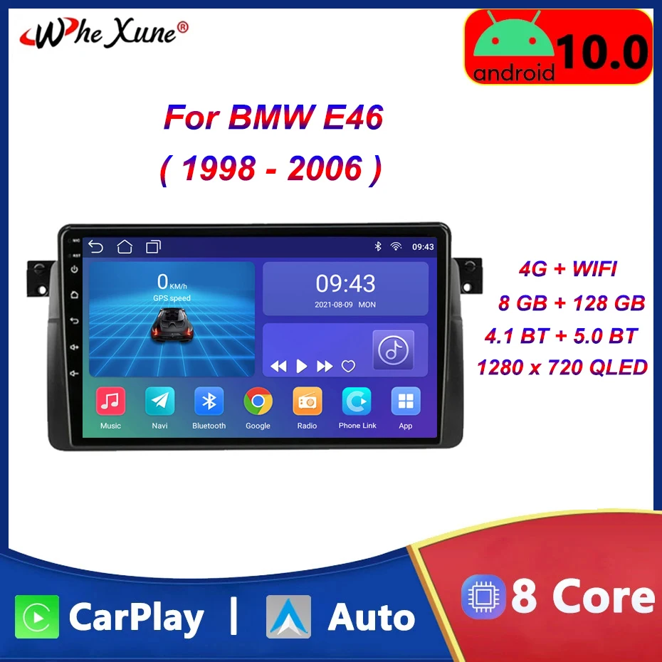 Car Radio Multimedia Video RDS Player Stereo 4G Wifi Android GPS Navigation For BMW E46 M3 Rover 75 Coupe 318/320/325/330/335
Car Radio Multimedia Video RDS Player Stereo 4G Wifi Android GPS Navigation For BMW E46 M3 Rover 75 Coupe 318/320/325/330/335