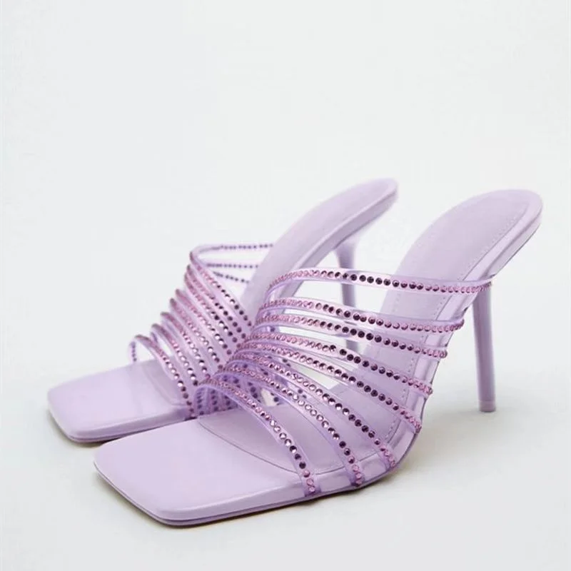 ZA 2022 Women's Fashion Sequins Strap Slingbacks Party Pumps Slipper Women Rhinestone Sandals Rose Red Square Toe Stiletto Heels
ZA 2022 Women's Fashion Sequins Strap Slingbacks Party Pumps Slipper Women Rhinestone Sandals Rose Red Square Toe Stiletto Heels
