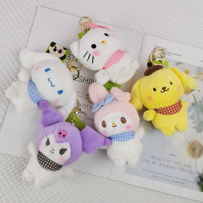 Japanese Cartoon Sanrio Series Plush Kuromi Cinnamoroll Melody Doll Bag Pendant Toys Hobbies Stuffed Animals Holiday Gifts
Japanese Cartoon Sanrio Series Plush Kuromi Cinnamoroll Melody Doll Bag Pendant Toys Hobbies Stuffed Animals Holiday Gifts