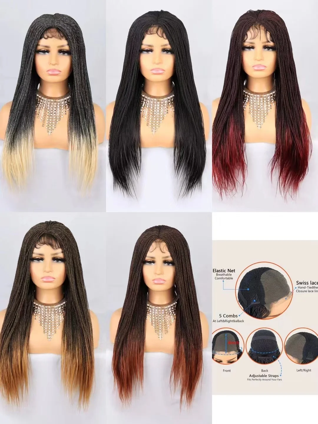 Парик из синтетических волокон 4x4 
Парик из синтетических волокон 4x4