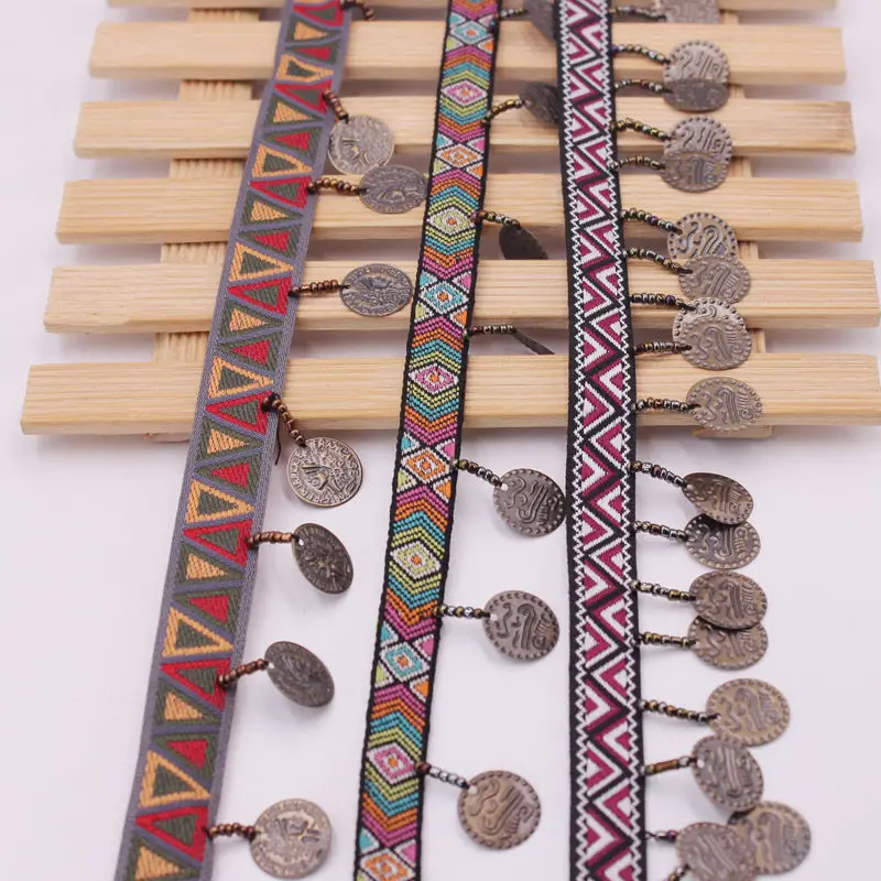 New Retro Copper Jacquard Ribbon Handmade fringe Lace DIY Clothes Accessories Tassel Accessories
New Retro Copper Jacquard Ribbon Handmade fringe Lace DIY Clothes Accessories Tassel Accessories