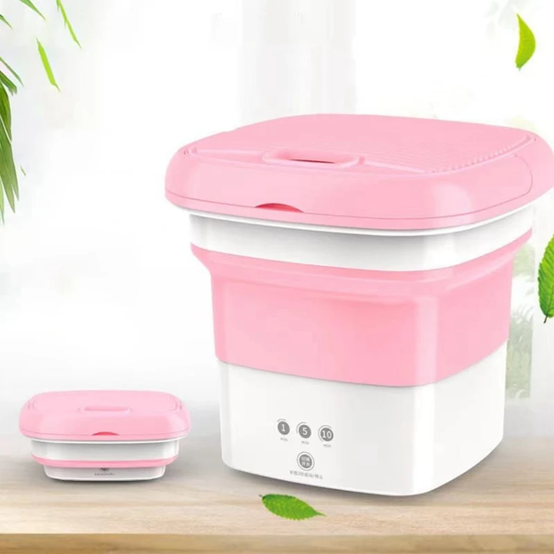 Folding Mini Washing Machine New Portable Sterilization Ultrasonic Cleaner Turbine Electric Laundry Clothes Washer For Household
Folding Mini Washing Machine New Portable Sterilization Ultrasonic Cleaner Turbine Electric Laundry Clothes Washer For Household