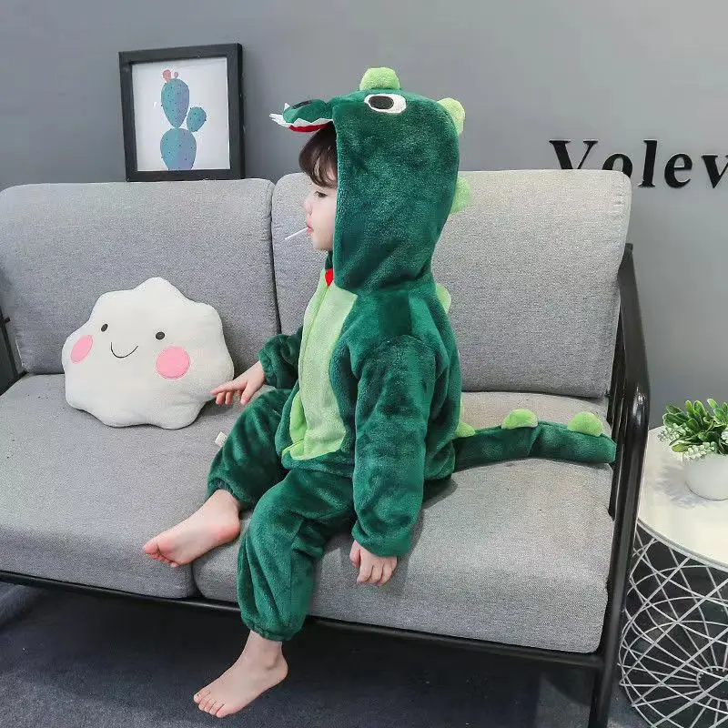 Children's one-piece pajamas Baby thick warm home wear Boys girls cute animal pajamas
Children's one-piece pajamas Baby thick warm home wear Boys girls cute animal pajamas