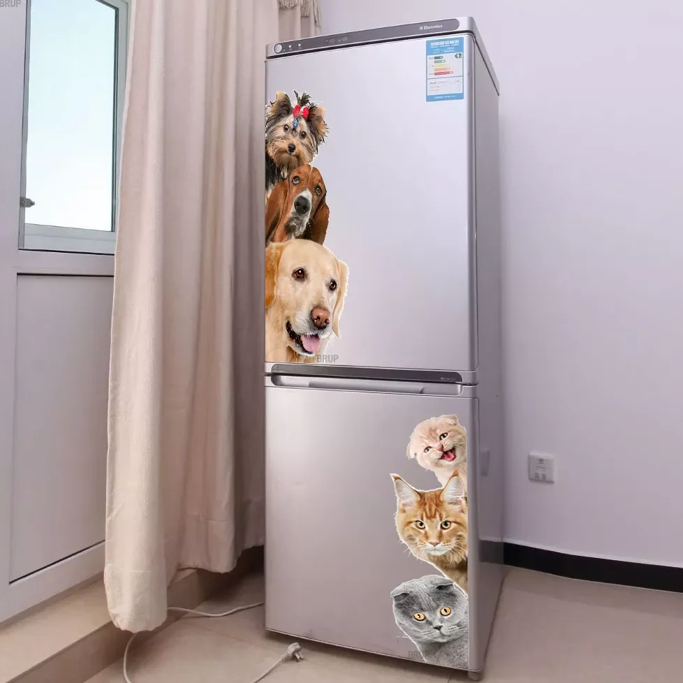Dogs Cats 3D Wall Sticker Funny Door Window Wardrobe Fridge Decorations for Kids Room Home Decor Cartoon Animal Art Vinyl Decal
Dogs Cats 3D Wall Sticker Funny Door Window Wardrobe Fridge Decorations for Kids Room Home Decor Cartoon Animal Art Vinyl Decal