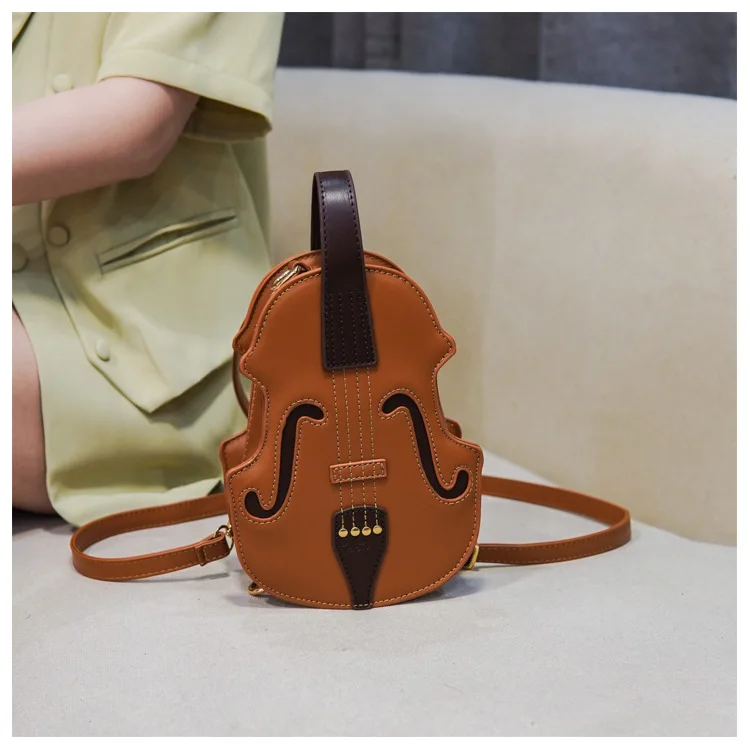 Fun Creative Design Women Shoulder Bag Distinctive Violin Backpack PU Leather Vintage Lady Small Crossbody Bag Cute Gift to Girl
Fun Creative Design Women Shoulder Bag Distinctive Violin Backpack PU Leather Vintage Lady Small Crossbody Bag Cute Gift to Girl