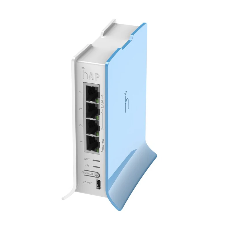 

Mikrotik RB941-2nD-TC Mini WiFi Router, 4x10/100Mbps, 2.4Ghz 300Mbps, 802.11b/g/n 2x2 OSL4 hAP Lite 32MB