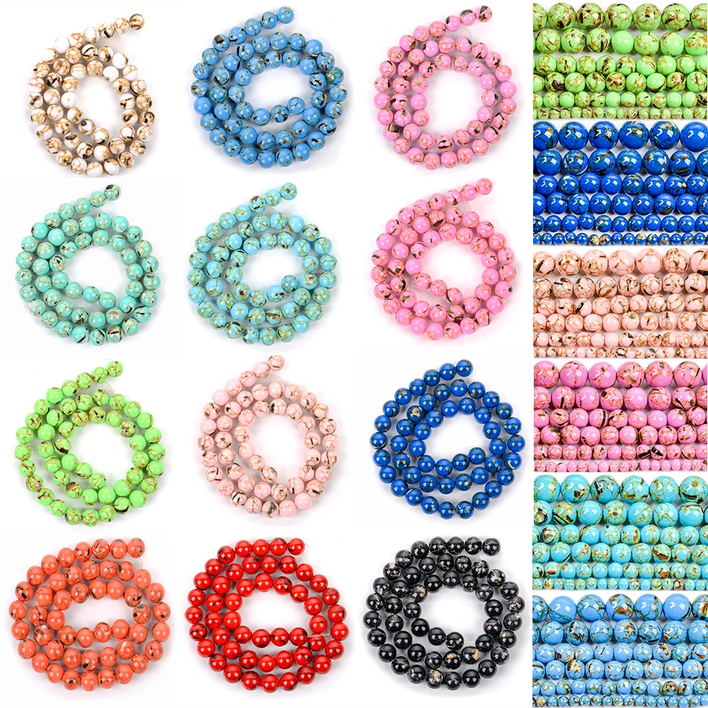 Colorful Shell Turquoise Stone Beads For Jewelri Making Necklace Bracelets Diy Loose Spacer Bead Accessories Handmade Material
Colorful Shell Turquoise Stone Beads For Jewelri Making Necklace Bracelets Diy Loose Spacer Bead Accessories Handmade Material