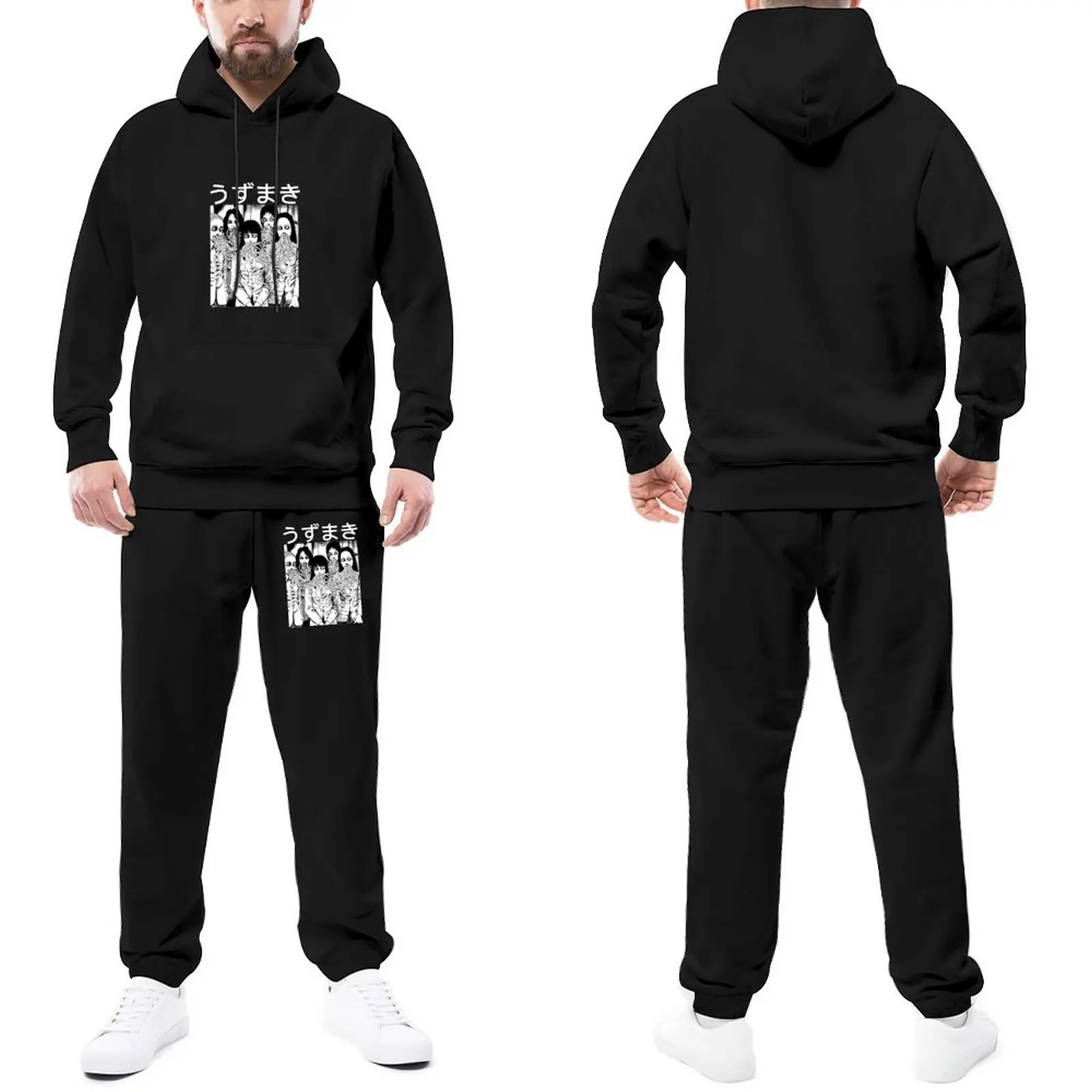 Tomie Junji Ito Uzumaki Tracksuits Autumn Mangaka Hoodie Set Men Stylish Jogger Sportswear Running Casual Sweatsuits
Tomie Junji Ito Uzumaki Tracksuits Autumn Mangaka Hoodie Set Men Stylish Jogger Sportswear Running Casual Sweatsuits