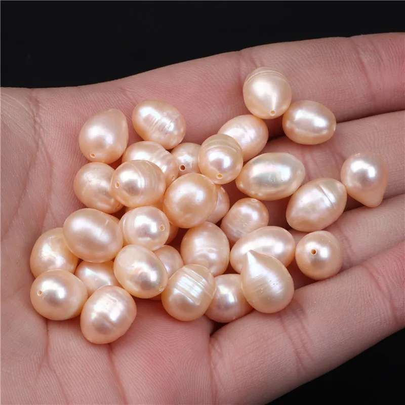 9-10mm Natural Pink Pearl Beads Oval Rice Shape Freshwater Pearl Loose Beads For Jewelry Making Necklace Bracelet DIY Craft
9-10mm Natural Pink Pearl Beads Oval Rice Shape Freshwater Pearl Loose Beads For Jewelry Making Necklace Bracelet DIY Craft