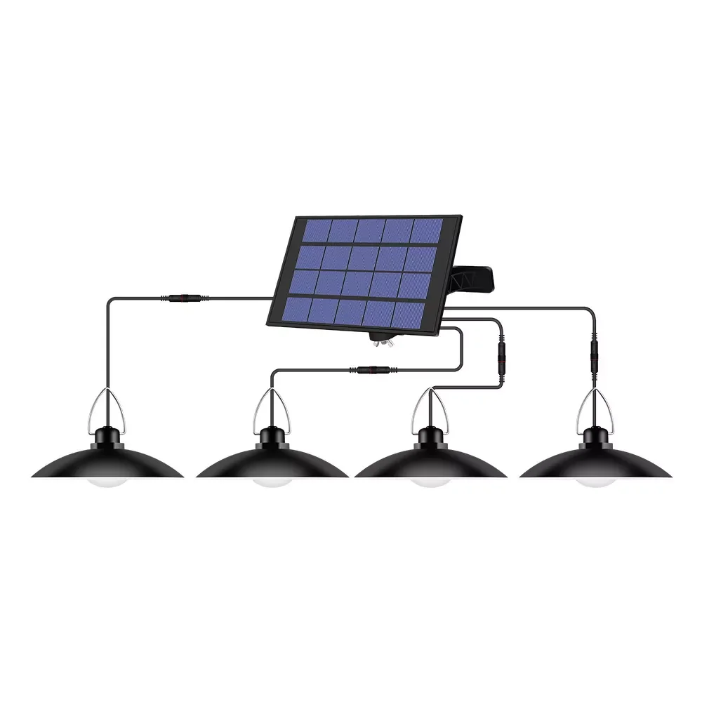 Waterproof IP65 1/2/3/4 Head Solar Pendant Light Outdoor Indoor Solar Lamp With Cable Suitable for courtyard garden indoor etc
Waterproof IP65 1/2/3/4 Head Solar Pendant Light Outdoor Indoor Solar Lamp With Cable Suitable for courtyard garden indoor etc