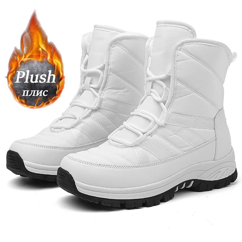 Women's Boots Winter Plush Snow Boots Outdoor Anti Slip Hiking Shoes Women's Warm And Waterproof Boots Fashion Warm Snow Shoes
Women's Boots Winter Plush Snow Boots Outdoor Anti Slip Hiking Shoes Women's Warm And Waterproof Boots Fashion Warm Snow Shoes